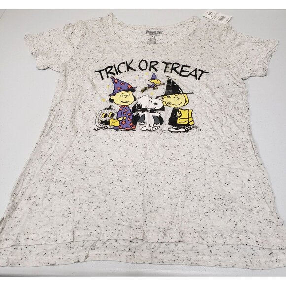 Peanuts Trick or Treat Womens Halloween Top Size XL - Picture 1 of 8